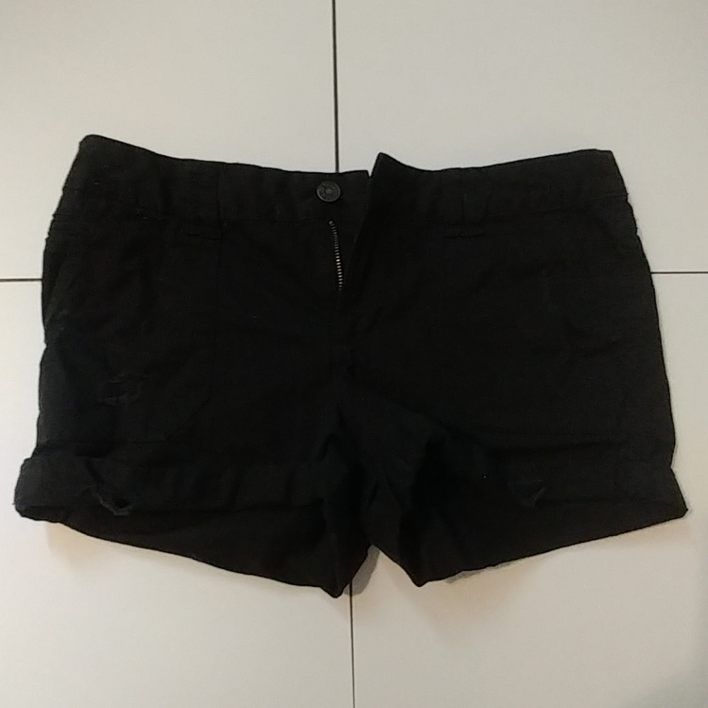 Black Mossimo Size 2 Distressed Shorts